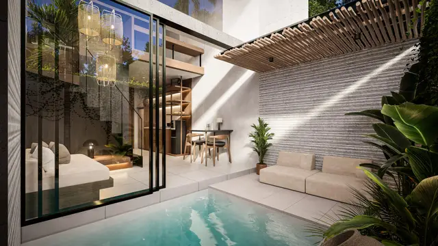 Compact Investor Suites in a Private Pool Villa Estate