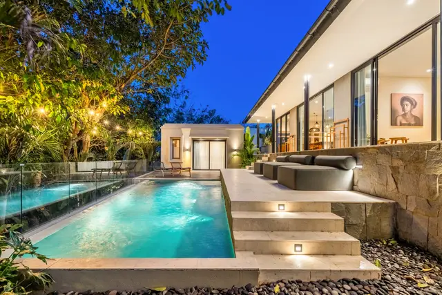 Tropical Modern 3BR Villa w/ Pool, Jungle Views & Garden