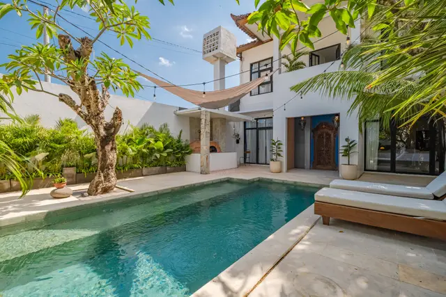 Polished 3BR Villa w/ Private Pool and Cinema Room, Near Potato Head